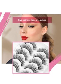 Generic Artificial eyelashes 10 pieces/box, dense and long, reusable, ideal for daily use, dates, parties, art shows, and excursions  - Image 3