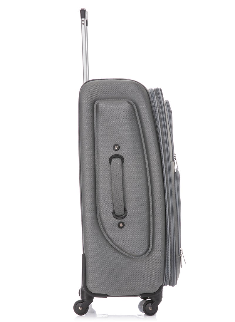 STARLIFE - 4 Piece Softside 4 Wheels Trolley Luggage Set With Number Lock 20,24,28,32 Inches - Image 1