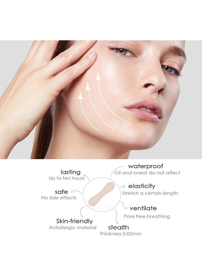 SUNNEEN Lifting Patch 60Pcs/Box V-shaped Invisible Tape Skin-friendly Elastic Waterproof Lasting Face Lifting Adhesive Tape
