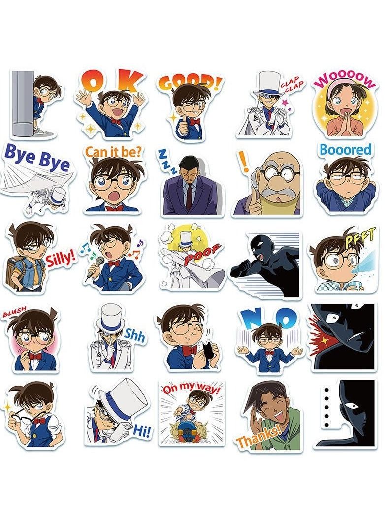 50 قطعة ملصقات Conan المقاومة للماء - Image 4