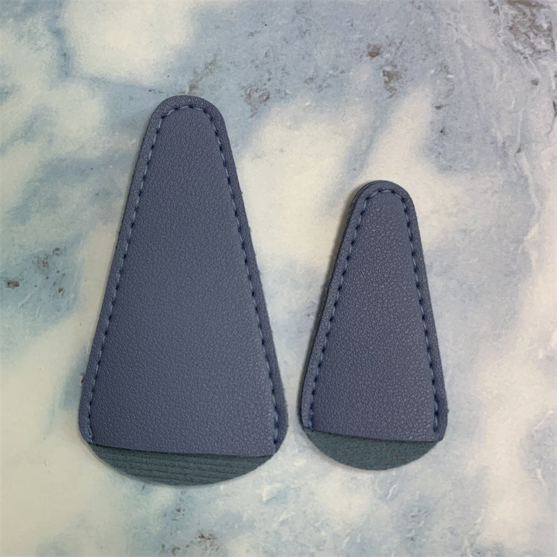 Fashion Beauty Cutters Large Small Size Protective Case Thickened Storage Case 12 Color Printable Logo Eyebrow Cutters Makeup Cutters Leather Case - Image 1