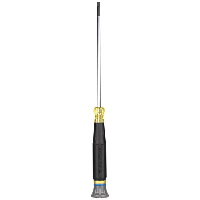 Klein Tools 6254 Mini Precision Screwdriver, 1/8-Inch Slotted, Features Cushion-Grip Handle, Rotating Cap, Color Coded Ring, 4-Inch Shank - Image 5