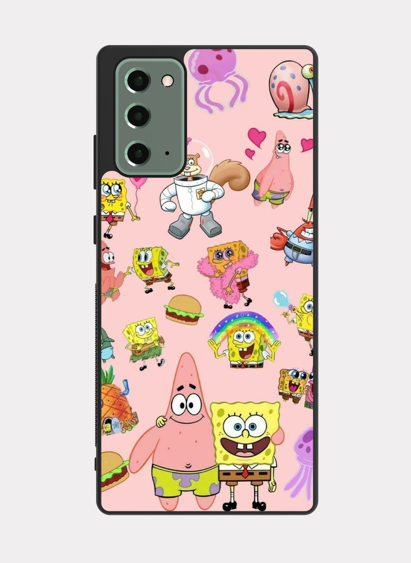 بكسلات كفر سامسونج جالكسي نوت 20 أصدقاء سبونج بوب - Image 1