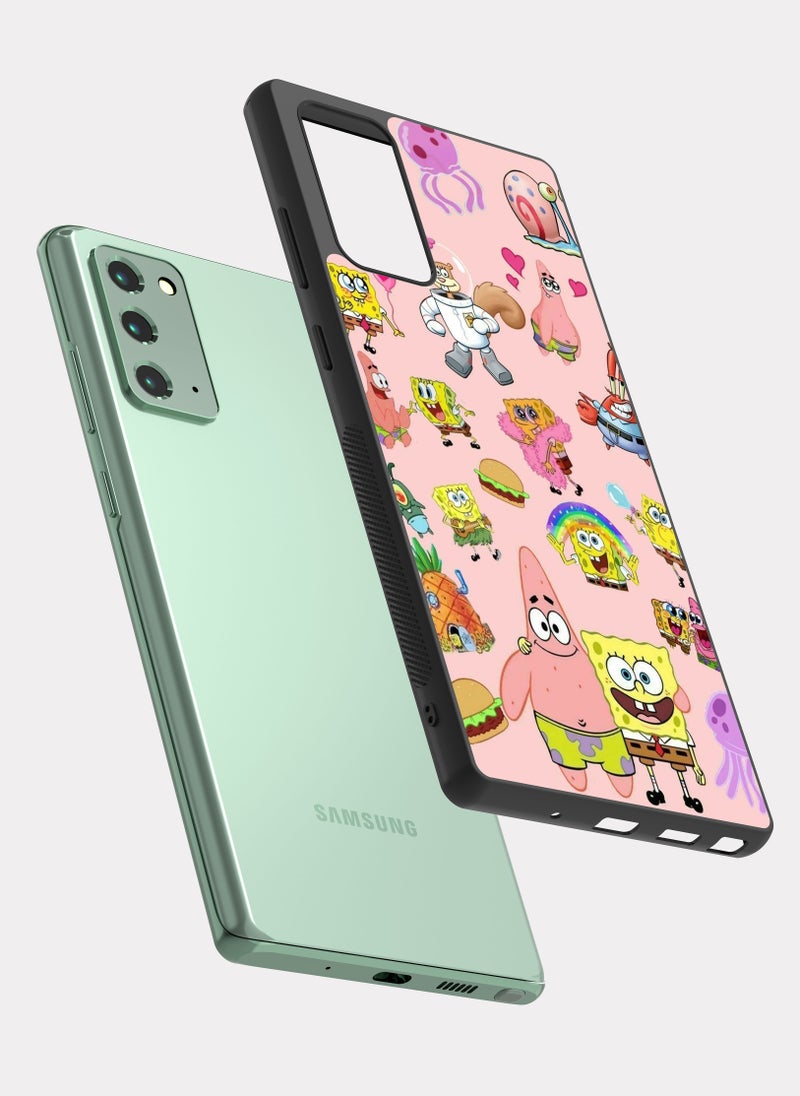 بكسلات كفر سامسونج جالكسي نوت 20 أصدقاء سبونج بوب - Image 2