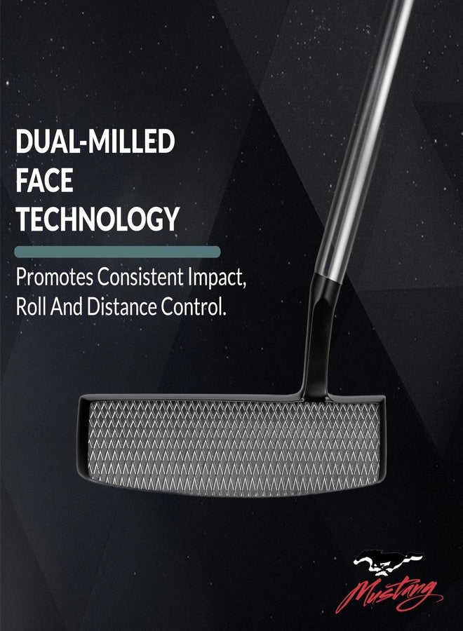 PGF GCWarehouse PGF G-793 Forged Mallet Golf Putter [ Raw Black/Right Handed] Crafted with Precision - Image 5