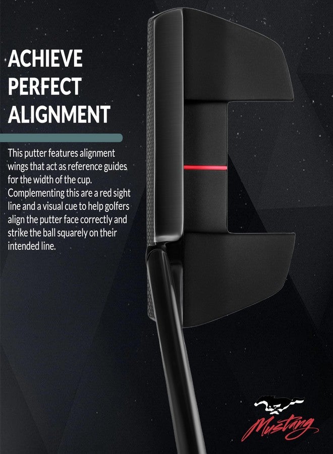 PGF GCWarehouse PGF G-793 Forged Mallet Golf Putter [ Raw Black/Right Handed] Crafted with Precision - Image 4
