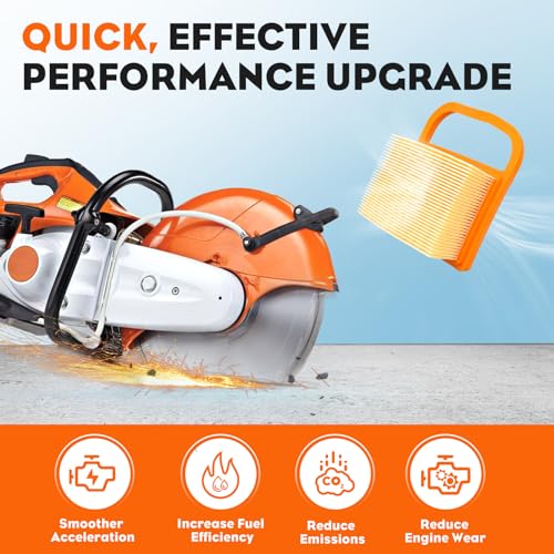 Hipa Air Filter for STHIL TS420 TS500I TS410 TS410Z TS420Z Concrete Cut Off Saw 4238 140 4401 with Primer Bulb Fuel Tune Up Kit - Image 5