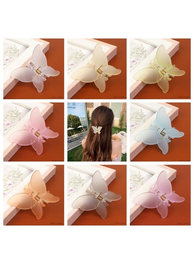 Samyak Trendy 6 Pcs Hair Claw Butterfly Hair Clutcher Korean Clips For Women & Girls, Random Colors will come - Image 5