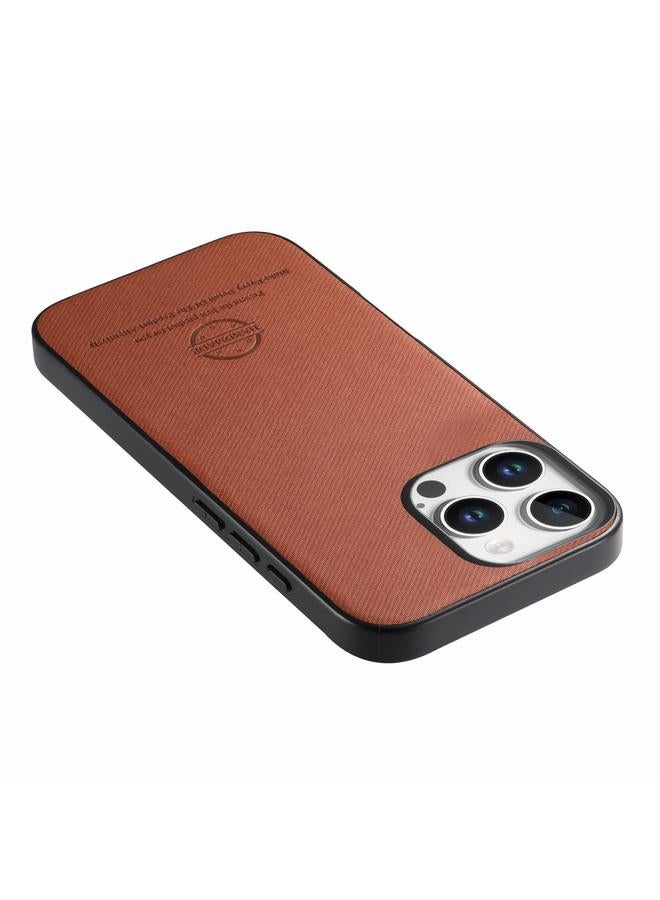 Zaboon Case For iPhone 12 Pro Twill Fabric Leather Skin Back Phone Case - Image 3