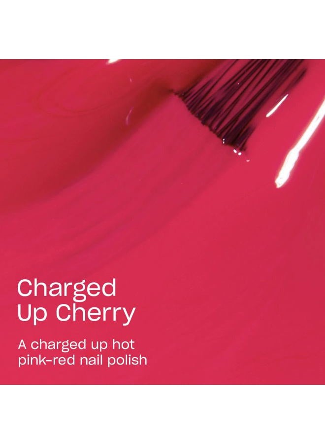 OPI Nail Lacquer Charged Up Cherry | Opaque Bright Pink Crème Chip Resistant Nail Polish | Vegan, Fast Drying, Streak Free - Image 3
