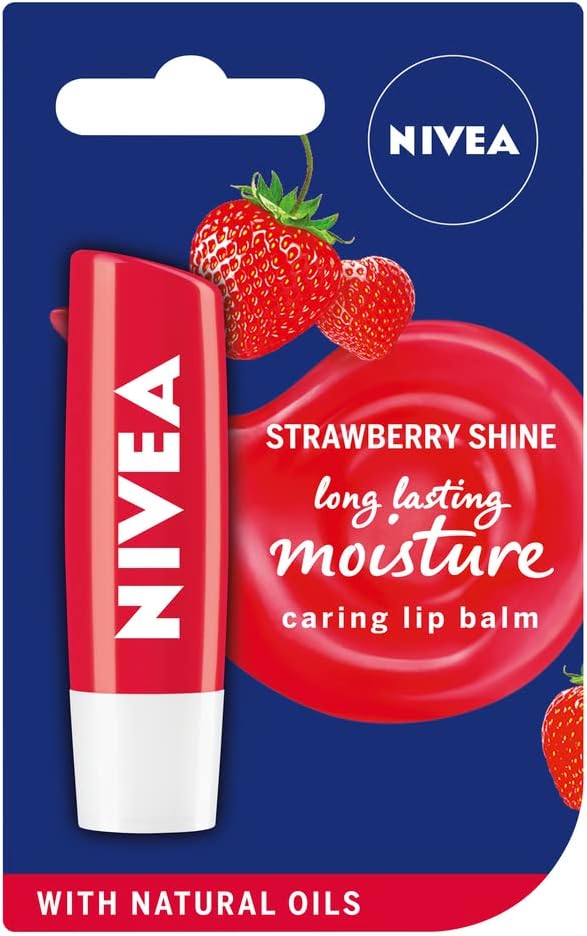 NIVEA Strawberry Shine Nourishing Lipstick 48g - Image 1