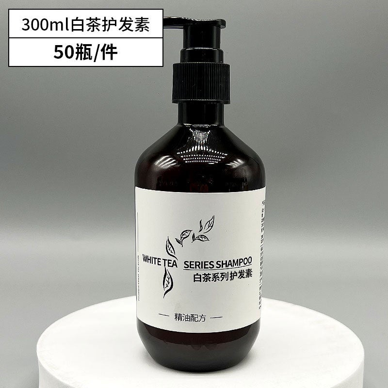 Generic Disposable White Tea Shampoo  Shower Gel Travel Kit 300ml conditioner [white tea lasting fragrance/can be equipped with supplement]] 