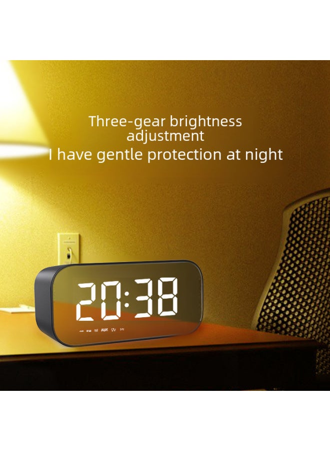 AFK Bluetooth Speaker Multi-function Clock Alarm Clock New Bluetooth Audio Eleven Gift Bluetooth Audio - Image 2