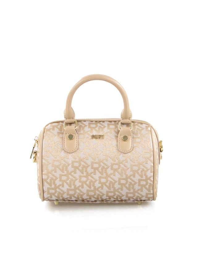 Donna Karan 2026 New Design Women Monogram Mini Boston Bag, Fashion Top Handle Pillow Handbag,  Shoulder Satchel Bag For Daily Travel - Image 1