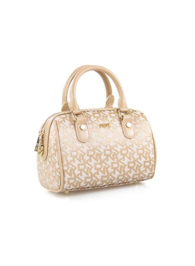 Donna Karan 2026 New Design Women Monogram Mini Boston Bag, Fashion Top Handle Pillow Handbag,  Shoulder Satchel Bag For Daily Travel - Image 2