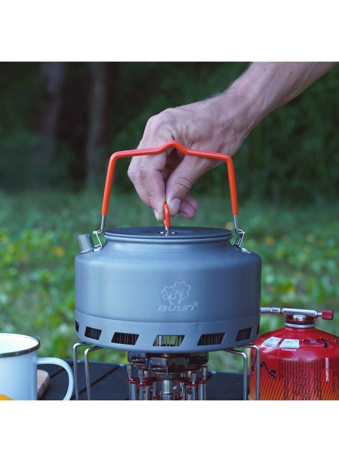 Bulin Camping Kettle 1.6L Heat Exchange Camp Tea Coffee Pot Lightweight Outdoor Hiking Gear Portable Teapot - Image 5