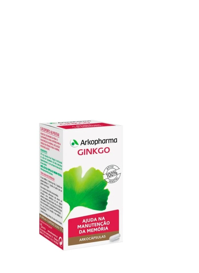 ARKOPHARMA - ARKOPHARMA ARKOCÁPSULAS GINKGO FOOD SUPPLEMENT 45caps - Image 1