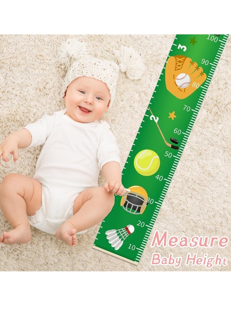 Gonice Kids Growth Chart for Wall, 200 X 20 CM Premium Canvas Removable Height Chart for Kids Height Measurement for Wall, Height Chart for Kids & Babies, Kids Height Wall Chart (Green Plants)  - Image 5