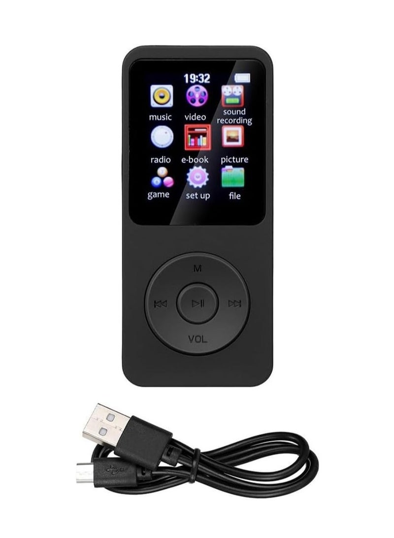 general MP4 Player Bluetooth MP3 Mini Walkman Student 1.8 Inch Screen 64G Plug Card Sports Music Player - Image 1