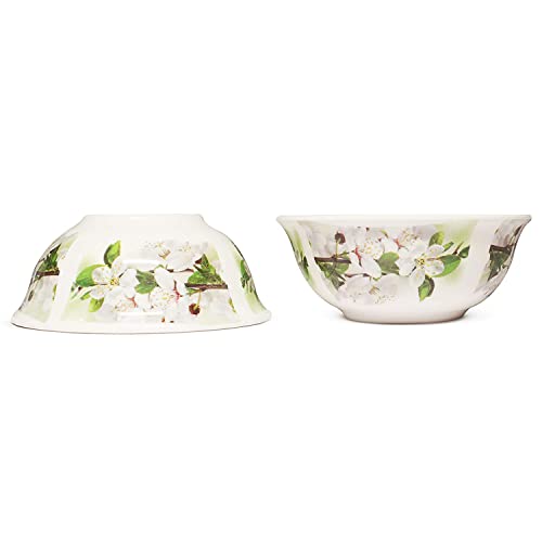 Bataniya Melamine Lilly Floral Designer Round Shape Unbreakable Snacks Bowl Set of 6 Piece, 4 inch, Capacity- 250 ML - Image 5