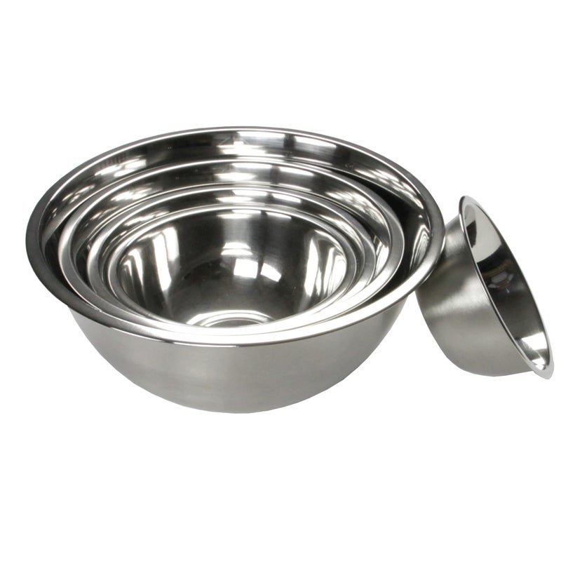 Chef Craft Brushed Mixing Bowl, 3/4 Quart, Stainless Steel - Image 3