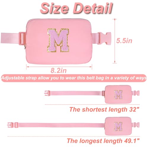 Uygafly Dance Recital Gifts - Dance Bag for Teens & Kids - Belt Bag Crossbody Bags - Small Waist Packs - Fanny Pack Birthday Gifts | Peach - Image 4