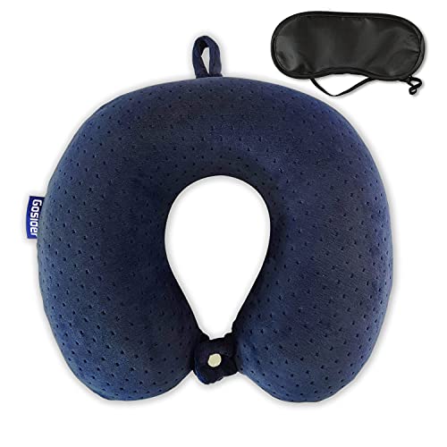 Gosider Memory Foam Travel Pillow, Comfortable Travel Neck Pillow U Shape, Support Neck and Head to Relieve Fatigue, Portable Neck Pillow Suitable for Planes, Trains, Self-Driving Cars - Image 1