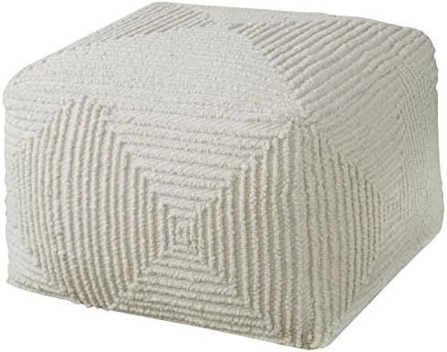 Uttermost Sovanna  Pouf16 Inches Tall and 24 Inches Wide  - Image 4