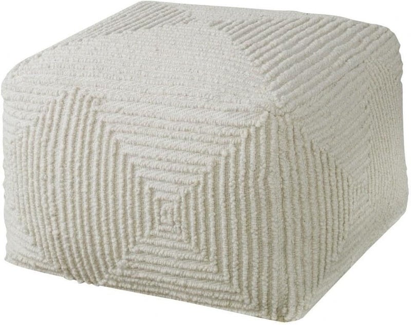 Uttermost Sovanna  Pouf16 Inches Tall and 24 Inches Wide  - Image 1