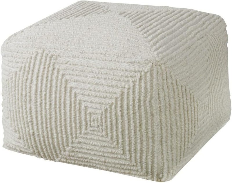 Uttermost Sovanna  Pouf16 Inches Tall and 24 Inches Wide  - Image 3