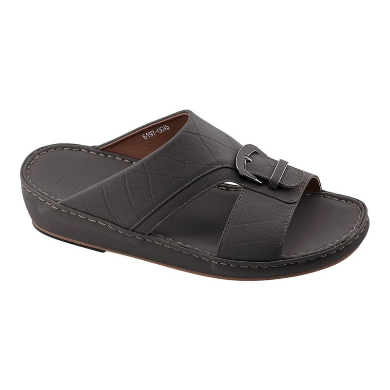 AET A E T Handmade Arabic Sandals For Men | Outdoor Mens Slippers | Genuine PU Leather With Buckle - Image 1