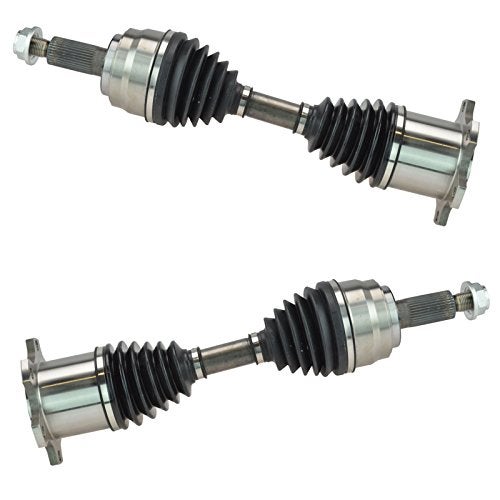 TRQ Front CV Axle Shaft Assembly Set Compatible with 1997-2002 Ford Expedition 1997-2003 F-150 2004 F-150 Heritage 1997-1999 F-250 1998-2002 Lincoln Navigator - Image 1