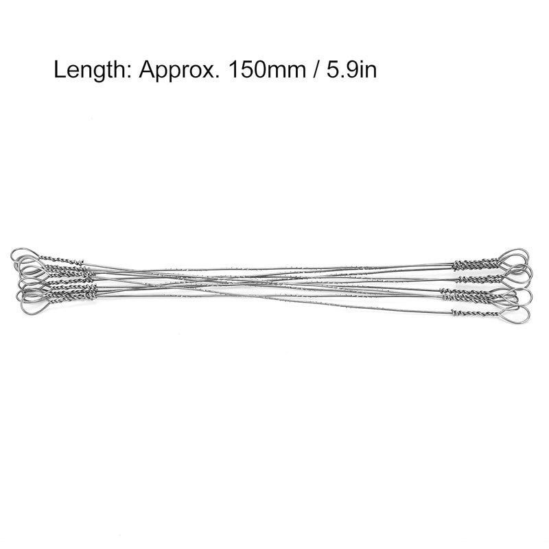 10 قطعة منشار سلكي 150 مم، شرائح منشار صغيرة لقطع الخشب وPVC والألومنيوم - Image 3