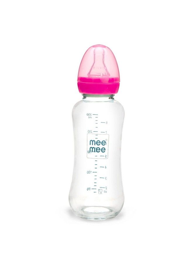 mee mee Premium Baby Feeding Bottle With Ultra Soft Flexible Nipple And Anti Colic Valve For Babies;Kids;Infants (0 2 Years240Mlpink) - Image 2