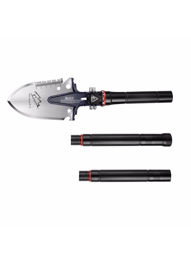 Hannah Hana Hn-g13 Deluxe Mini Folding Shovel Ice Walking Pickaxe Climbing Pole Multi-function Tactical Military Shovel - Image 3