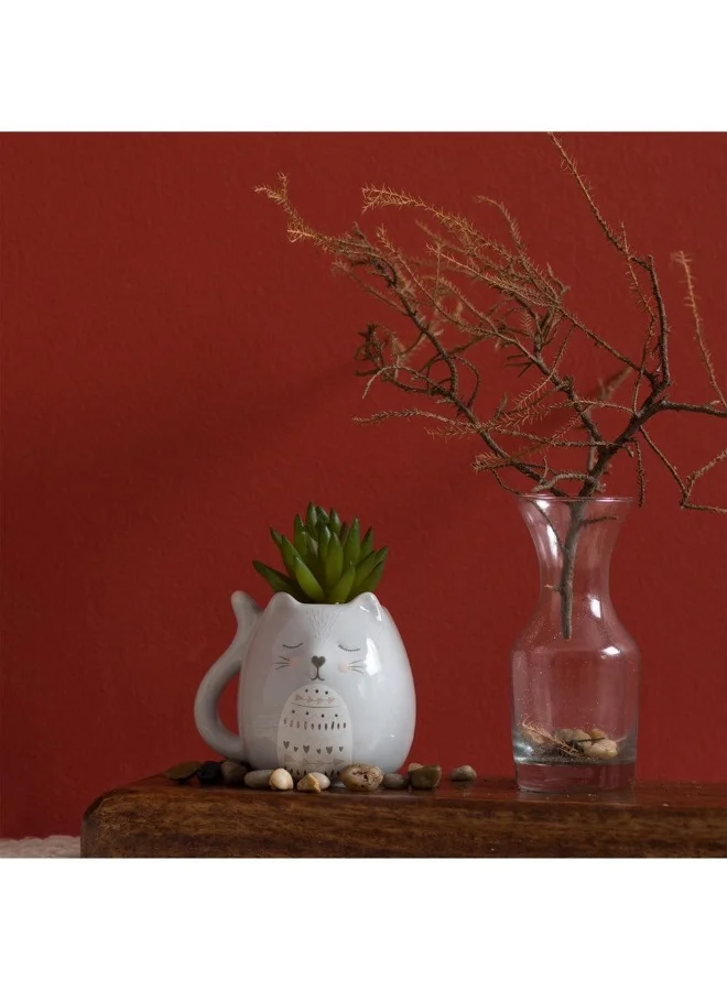 Chumbak Blissful Cat Planter