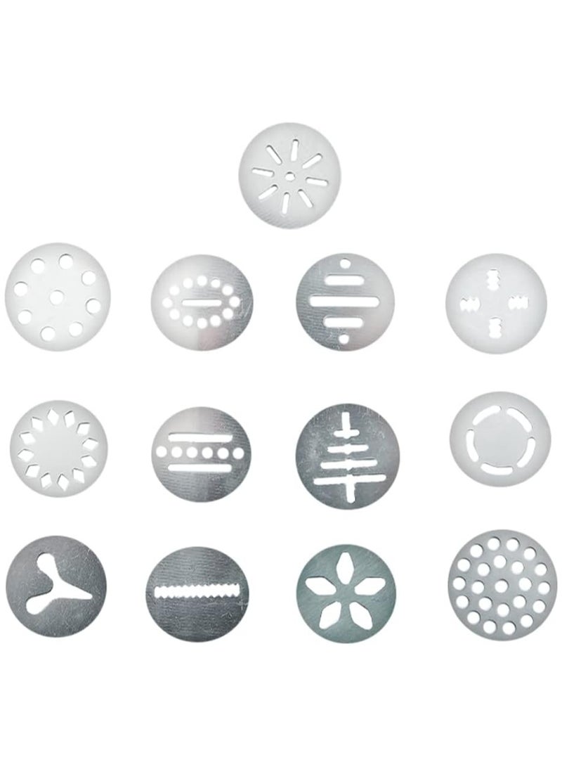 طقم مكبس بسكويت الكوكيز وكريمة تزيين الكيك من الفولاذ المقاوم للصدأ مع مسدس كريمة تزيين، 13 قطعة من إعدادات التزيين - Image 4