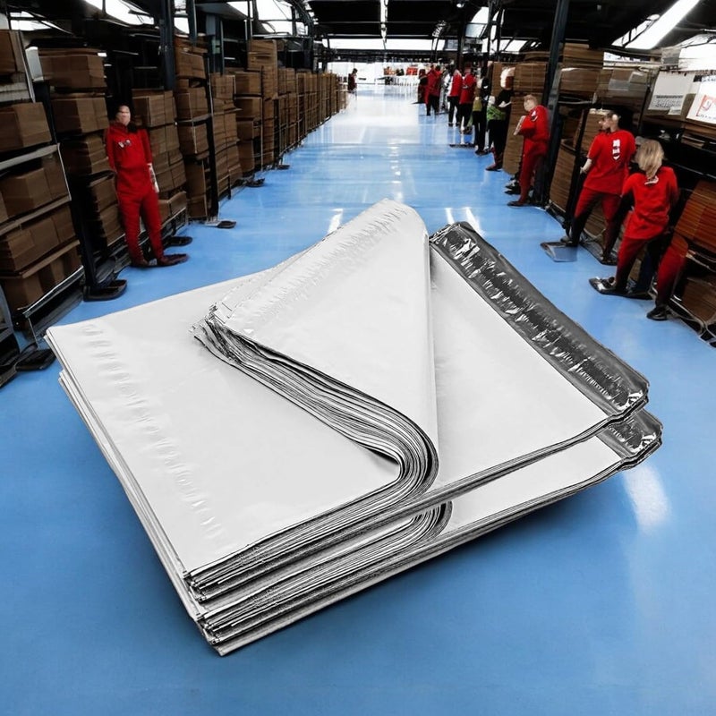 iMBAPrice 200 9x12 White Poly MAILERS ENVELOPES Bags 9 x 12 - Image 4
