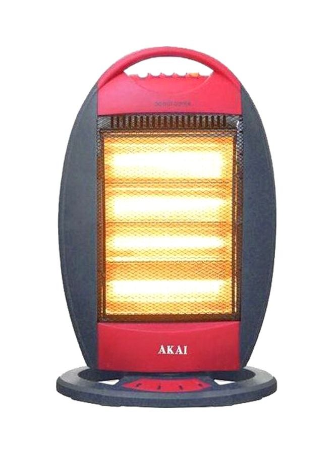 أكاي مدفأة هالوجين كهربائية للغرفة بـ 4 أنابيب بقدرة 1600 وات 1600 W AKAI-04L أحمر/أسود/أصفر - Image 1