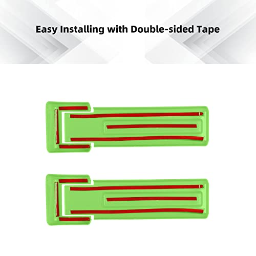 SQQP Tailgate Hinge Cover,Spare Tire Rear Door Bracket Trim Cover Trim 2Pcs for 2007-2018 Jeep Wrangler JK & Unlimited(Green) - Image 5