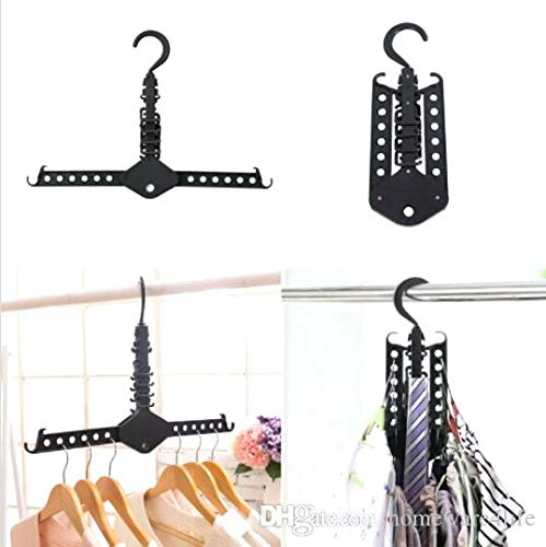 Mopslik Mopslik Magic Clothes Hangers Organizer Foldable Clothing Multi Hooks Organizer  - Image 3