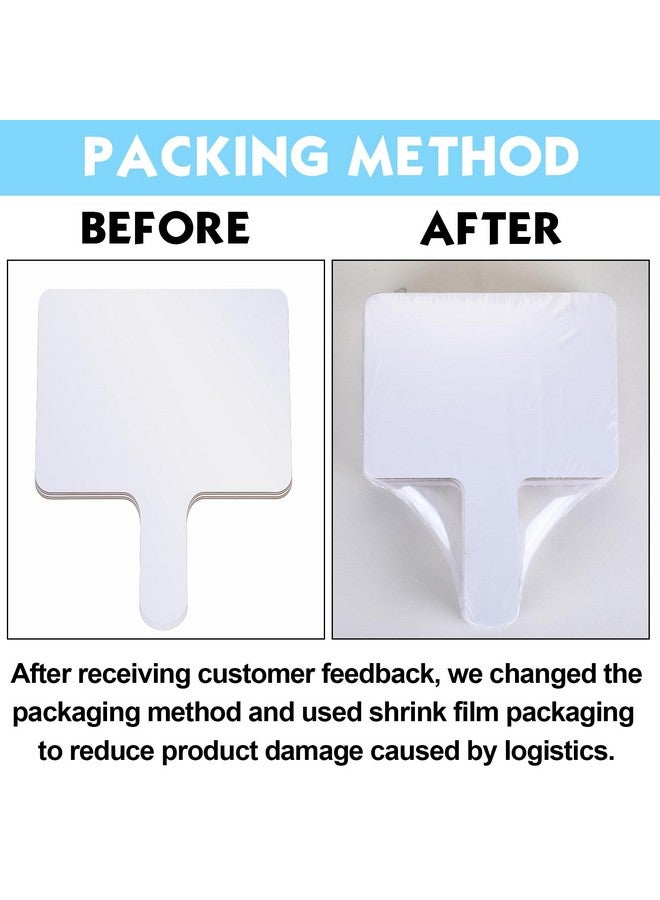 Sherr 24 Sets Dry Erase Paddles With Markers Phonemic Awareness Phonics Games Double Sided Handheld Whiteboard For Student Classroom Voting Reading Spelling Sound Games - Image 2