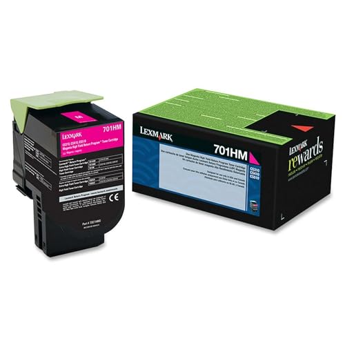 Lexmark, LEX70C1HM0, 70C1H Toner Cartridge, 1 Each, Magenta (701HM) - Image 3