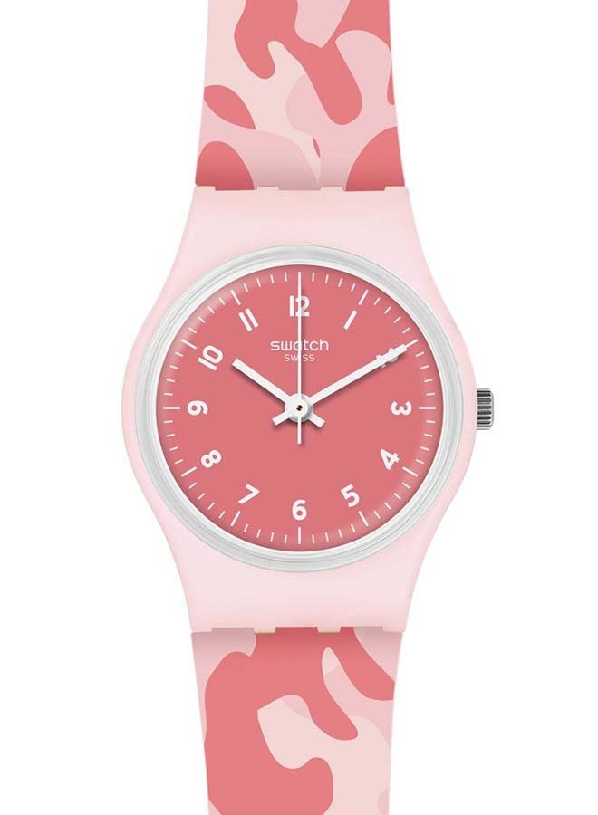 Swatch ساعة يد نسائية مقاومة للماء بحركة كوارتز كاموروز - 36 مم - Image 1
