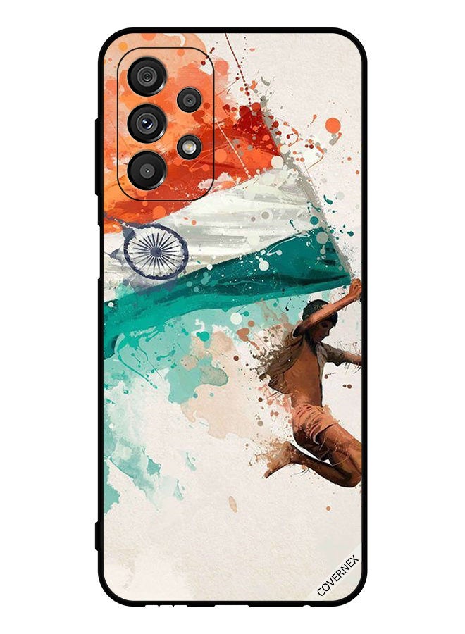 Covernex Protective Case Cover For Samsung Galaxy A23 5G Holding India Flag While Flying - Image 1