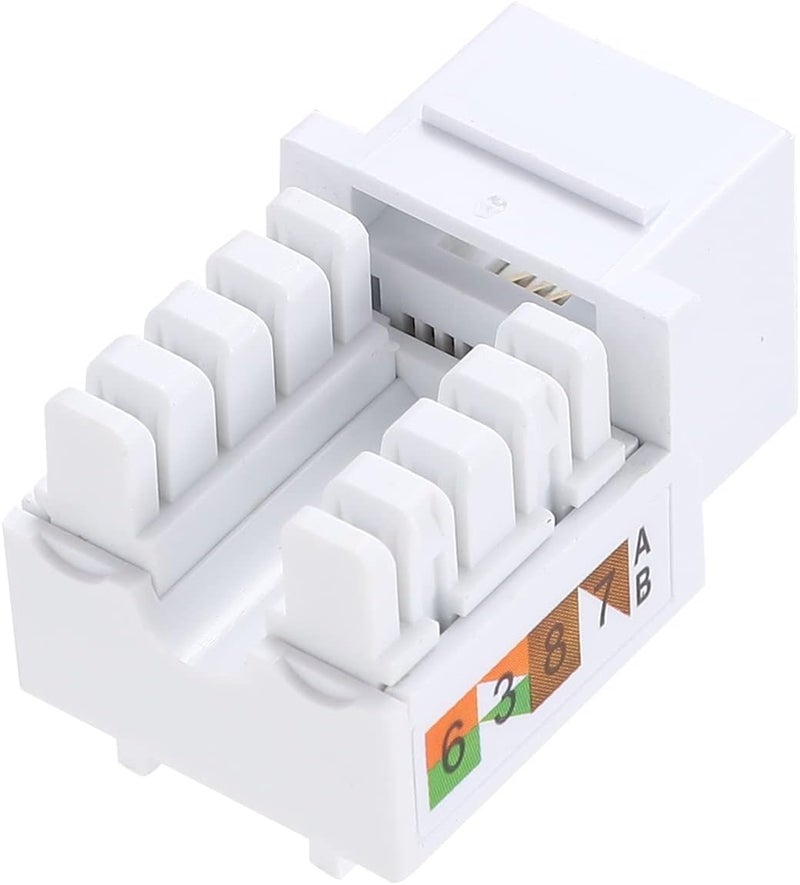 Greluma Air & land transit compatible 10pcs Cat6 Keystone Female Ethernet Wall Socket Cat6 Network Coupler - Cat5/5e/6 Compatible Multi-use qualified quality - Image 5