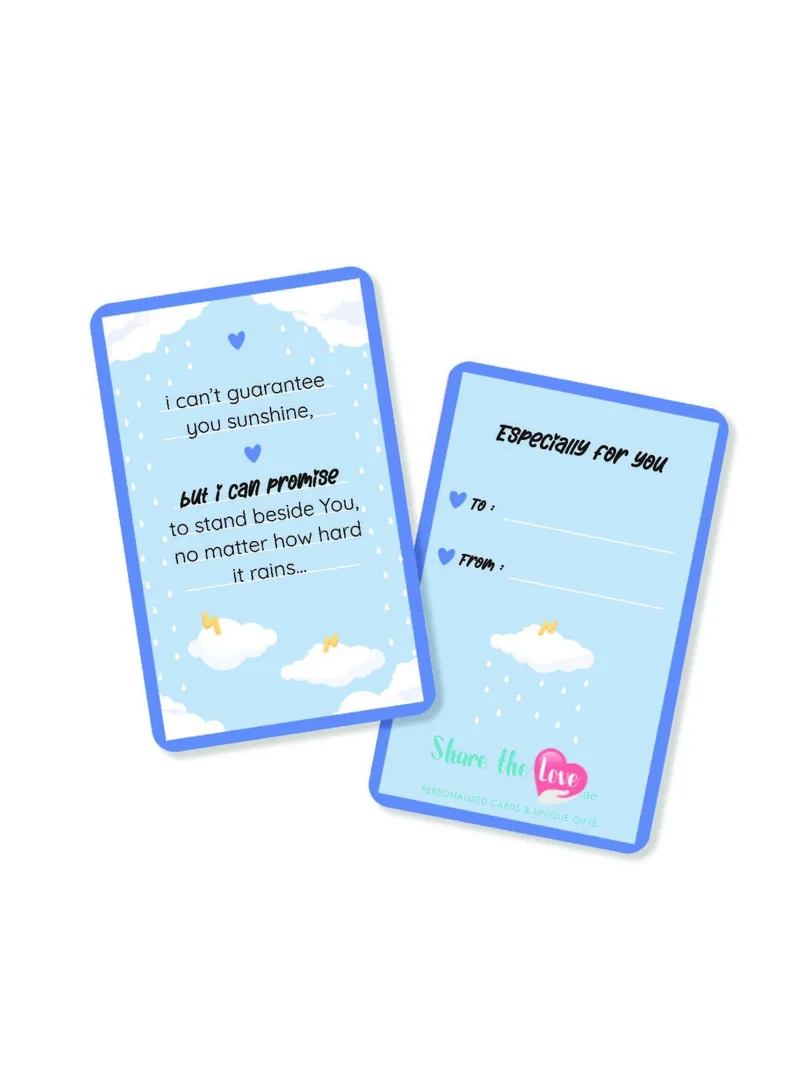 Share the Love Stormy Blues Solidarity - Wallet Card