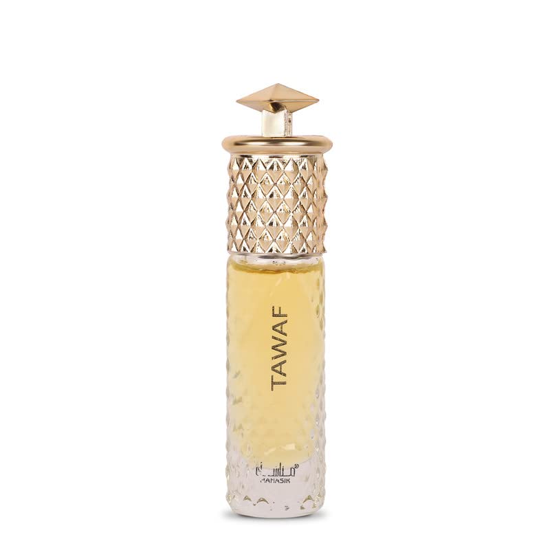 Manasik Tawaf Premium Attar, Balsamic, Sweet & Floral, Soothing Fragrance, Long Lasting Roll on Itra For Men & Women, 6ml - Image 1