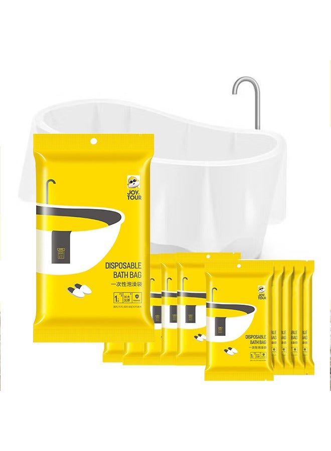 10 PCS Disposable Bathtub Cover Liner for Tub,Plastic Tub Liner Bath Bags for Solon Hotel Travel Bath - Image 2
