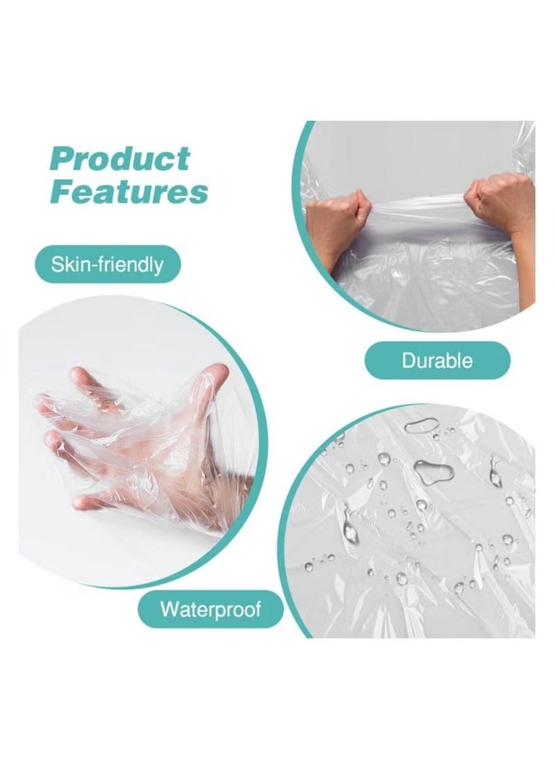 10 PCS Disposable Bathtub Cover Liner for Tub,Plastic Tub Liner Bath Bags for Solon Hotel Travel Bath - Image 4